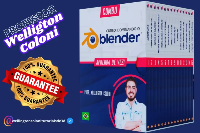 Foto de capa curso Dominando Blender Wellington Coloni